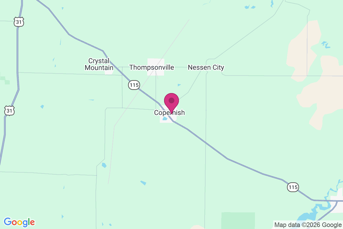 Copemish map