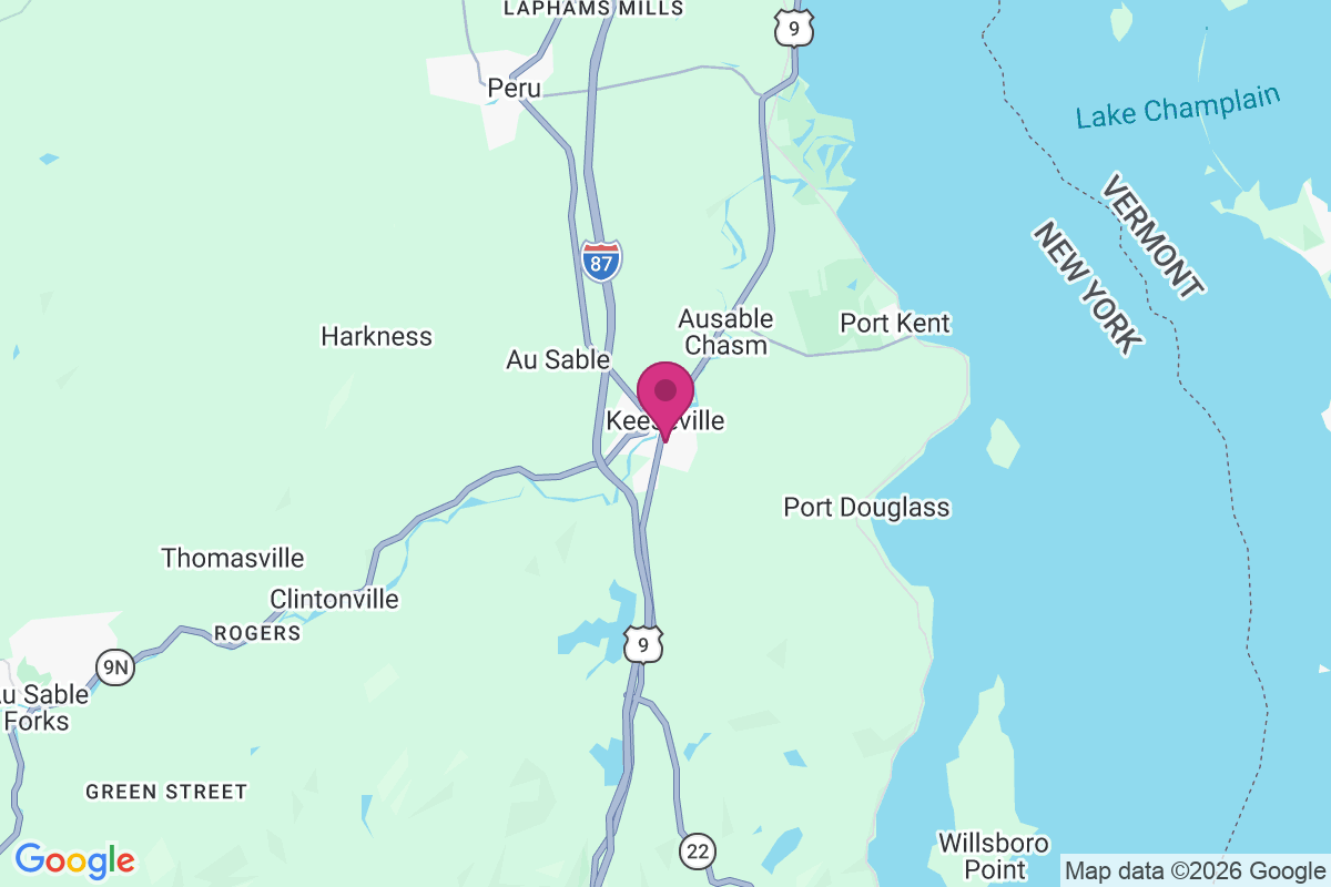 Keeseville map
