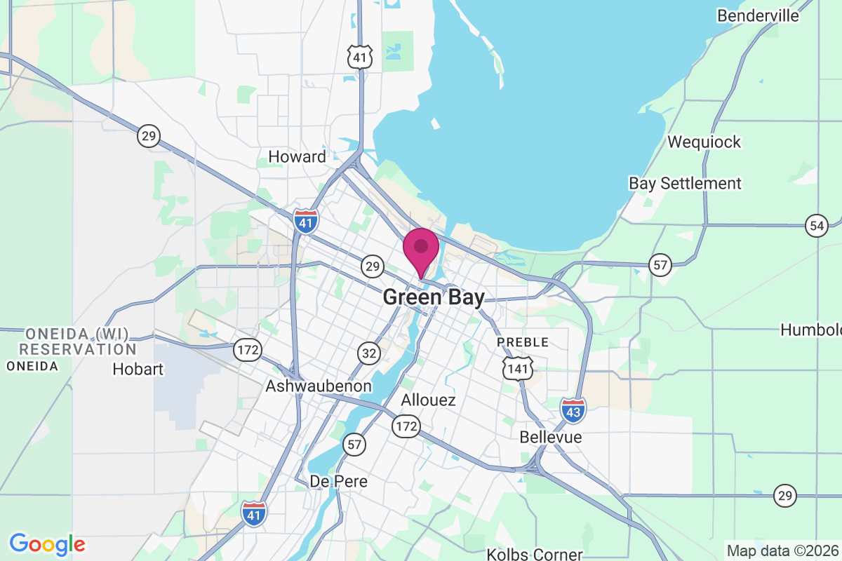 Green Bay map