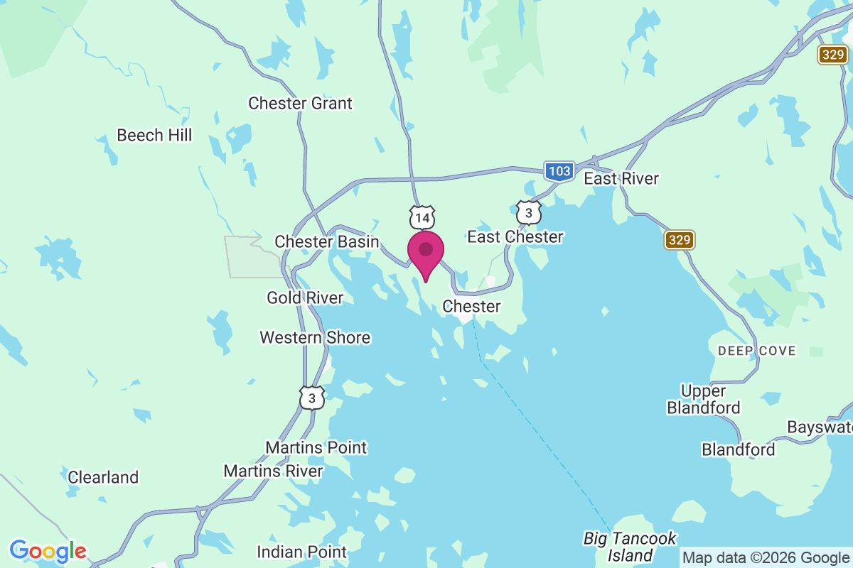 Chester Basin map