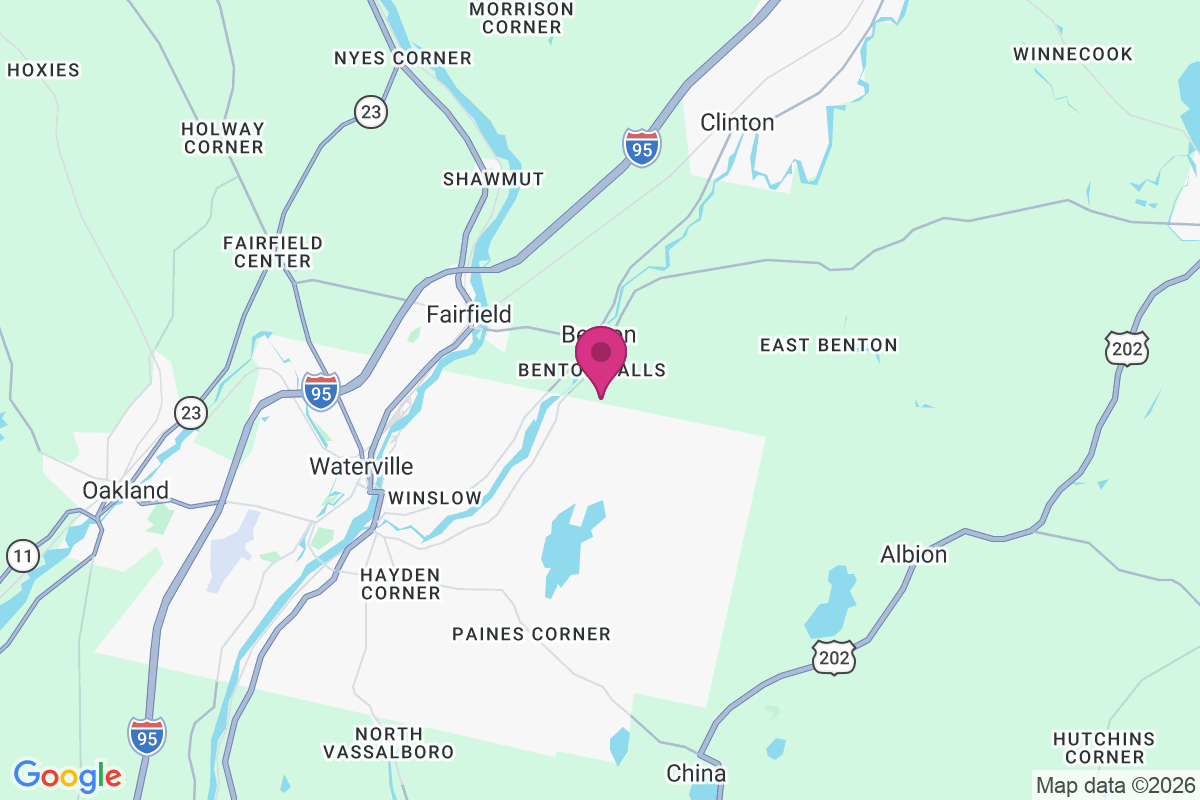 Benton Falls map
