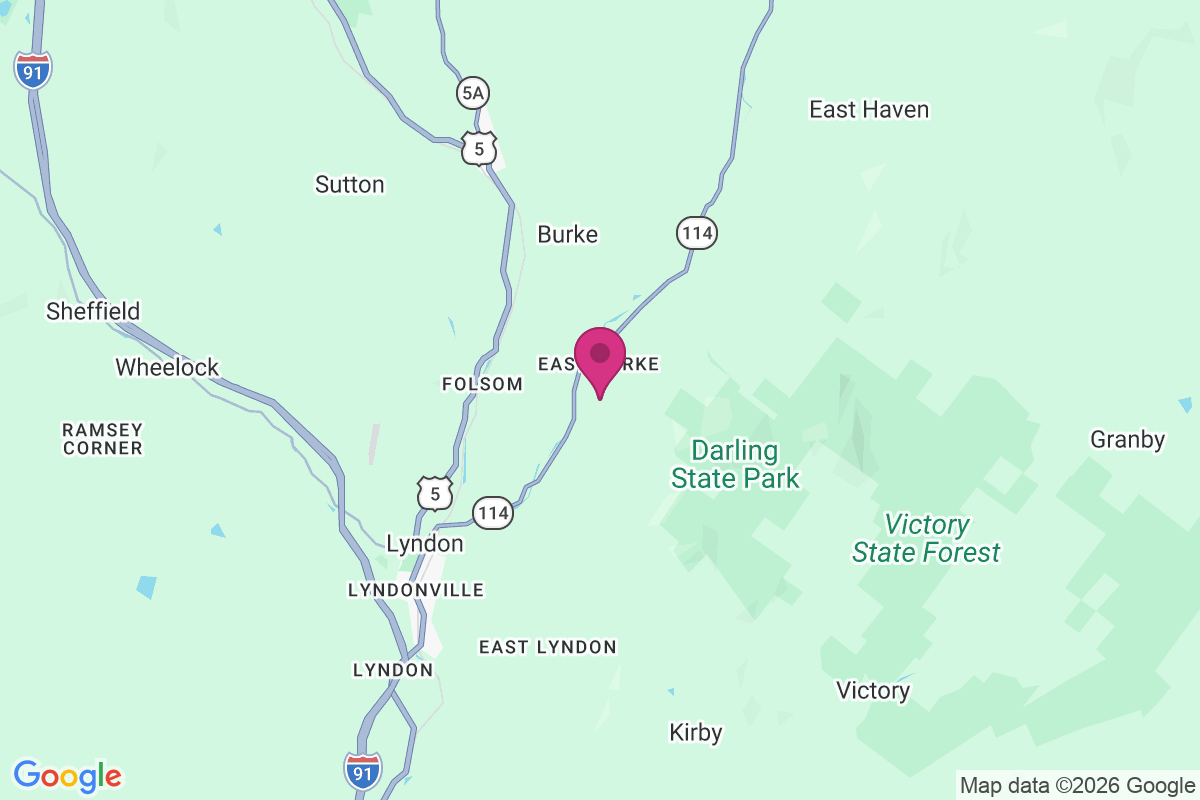 East Burke map