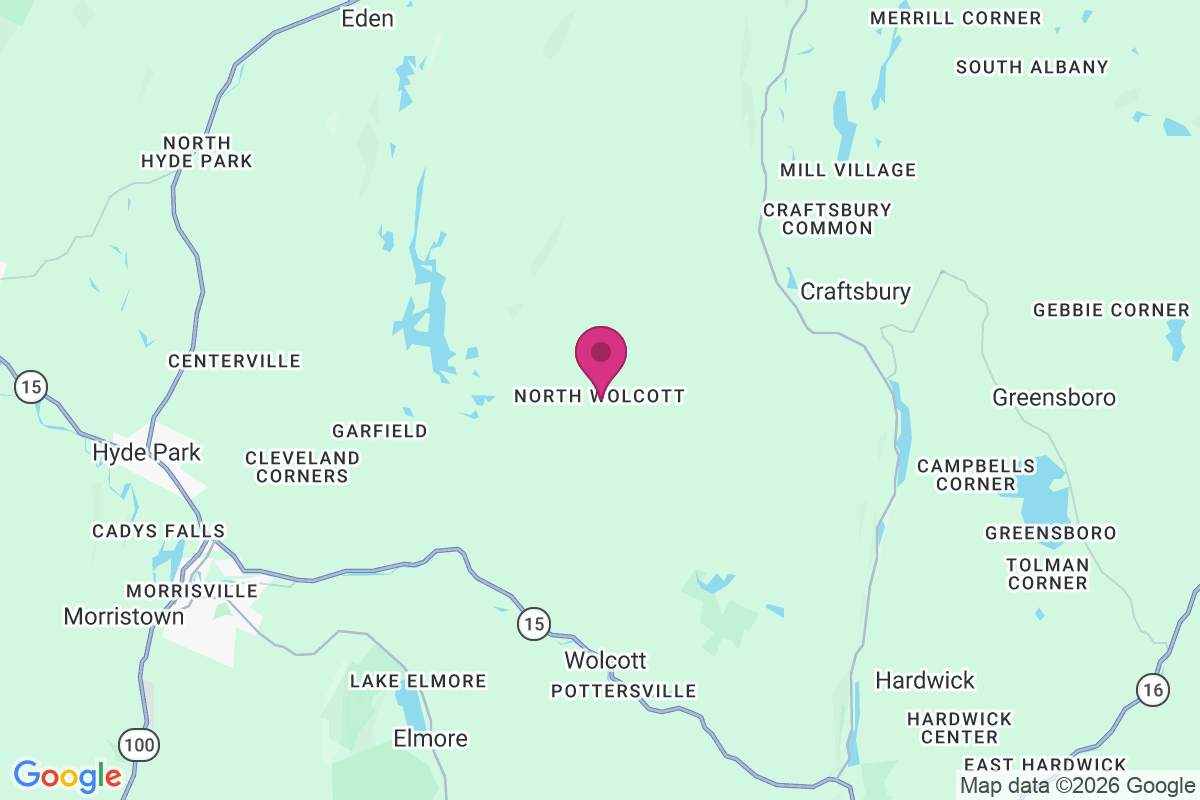 North Wolcott map