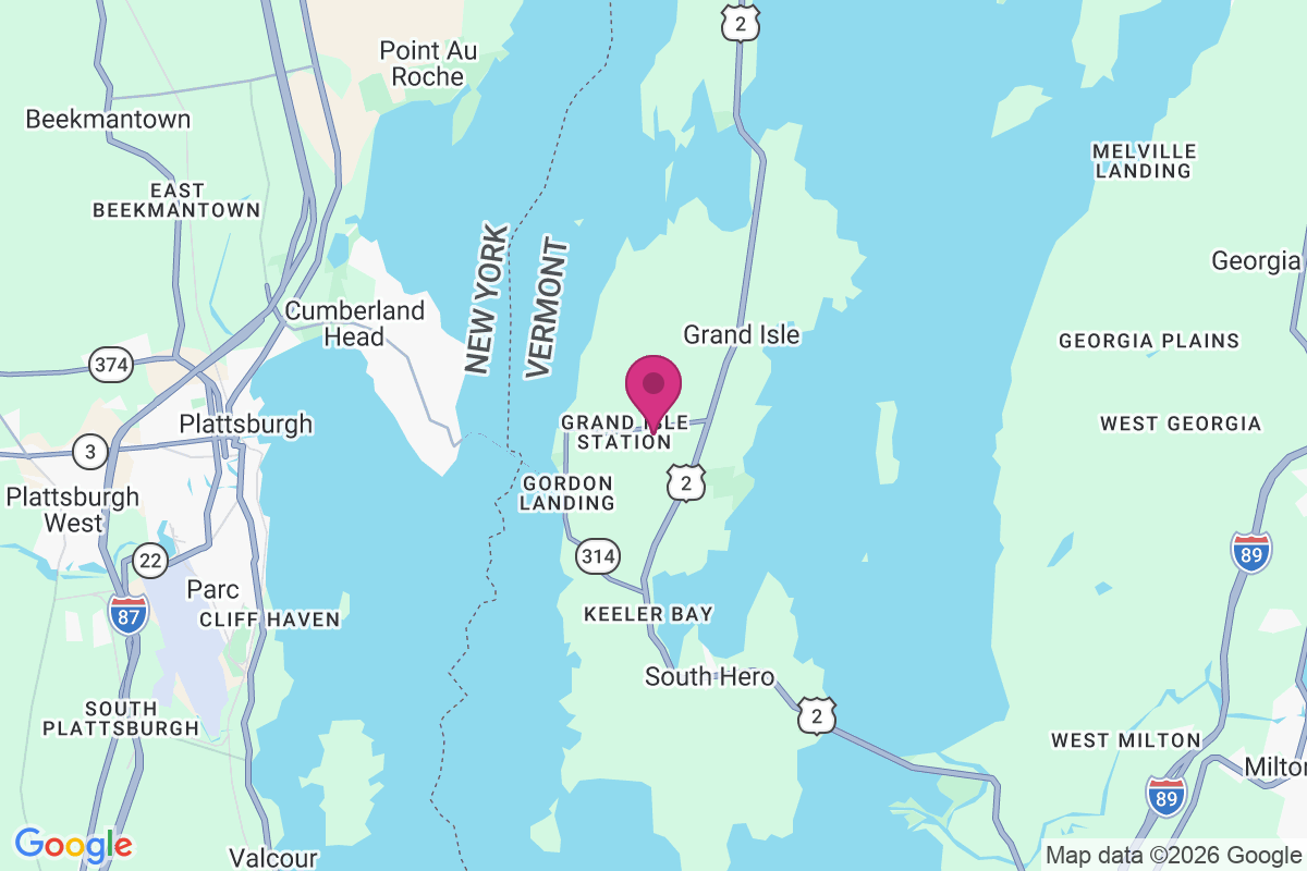 Grand Isle Station map
