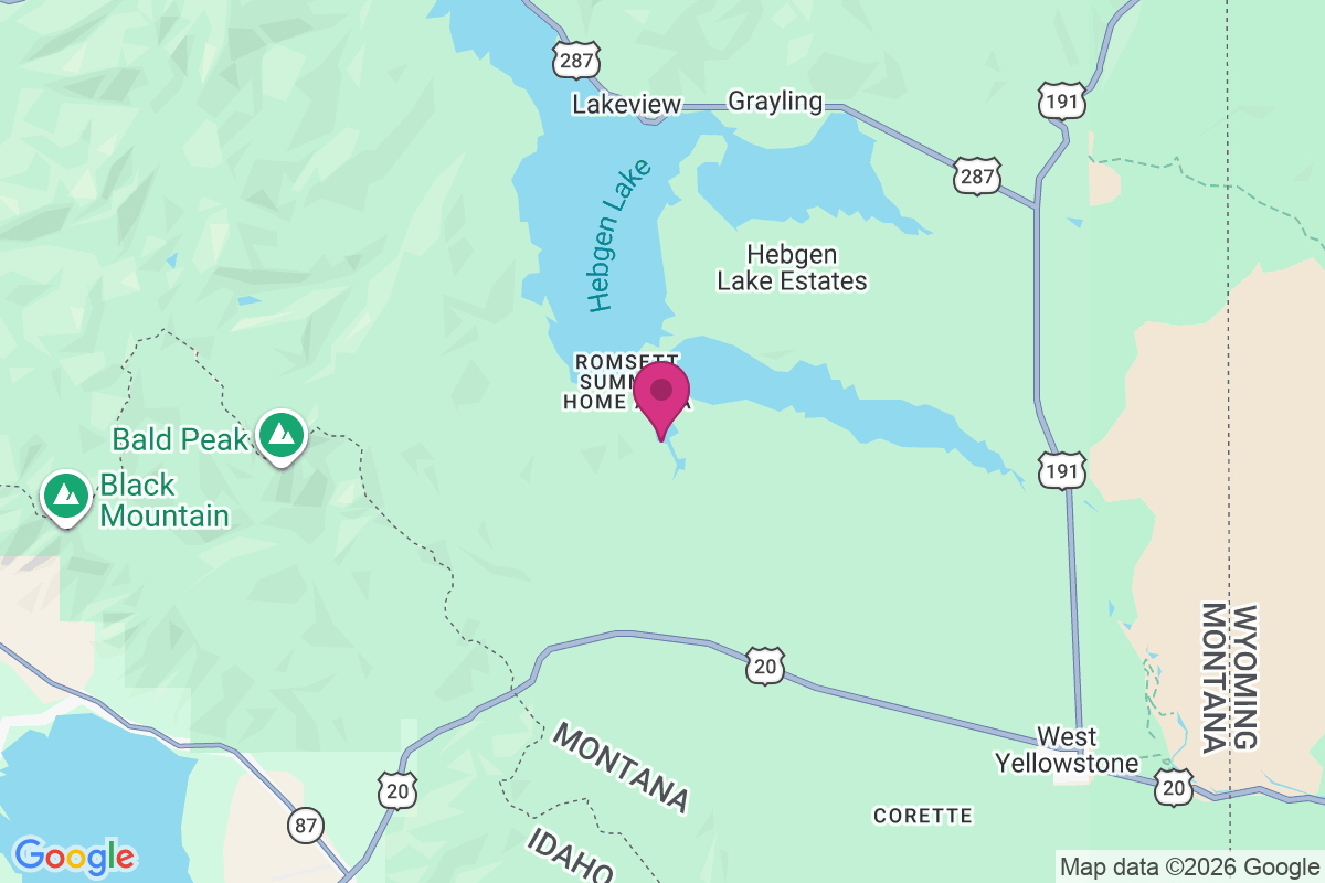 Lonesome Hurst Summer Home Area map
