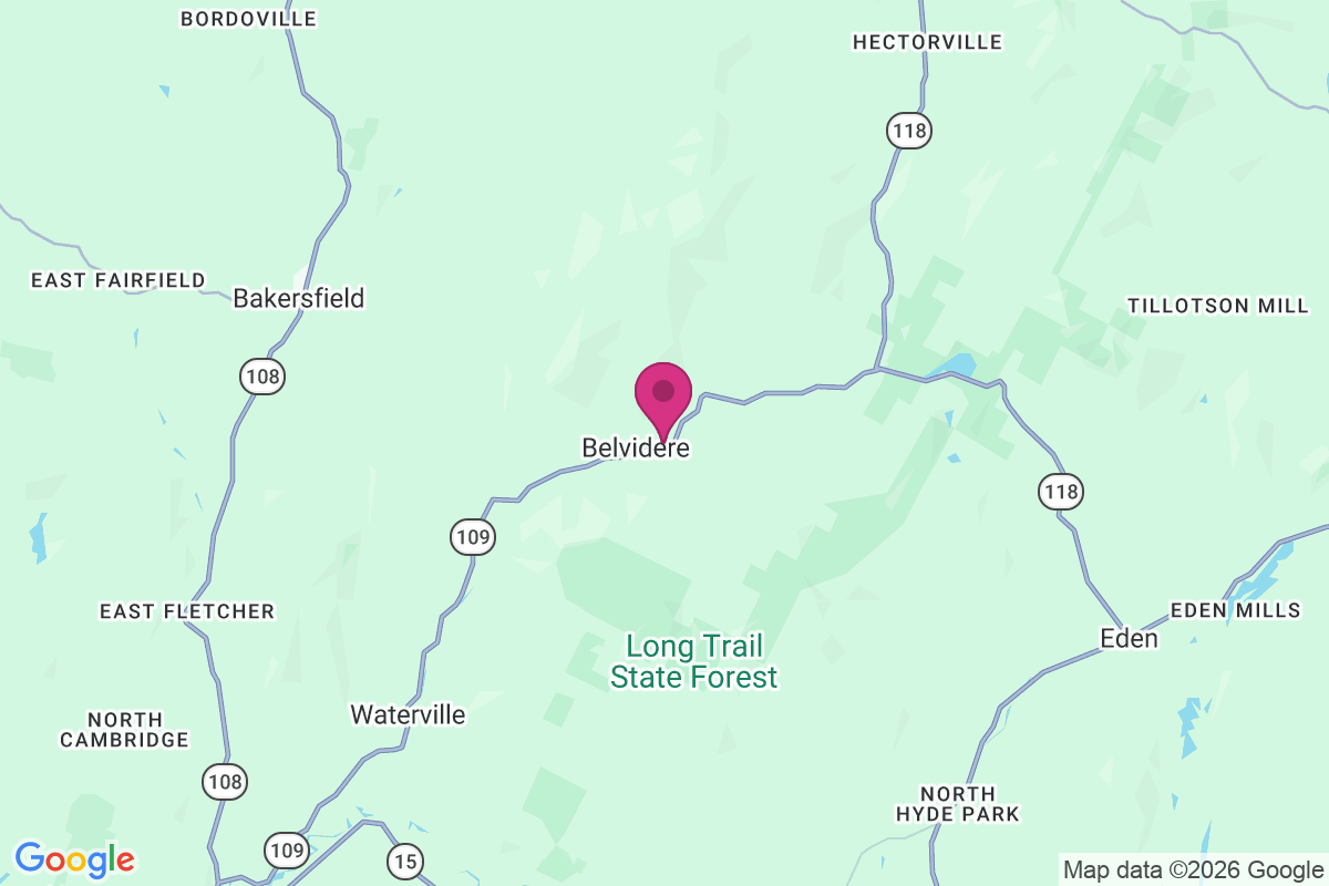 Belvidere Center map