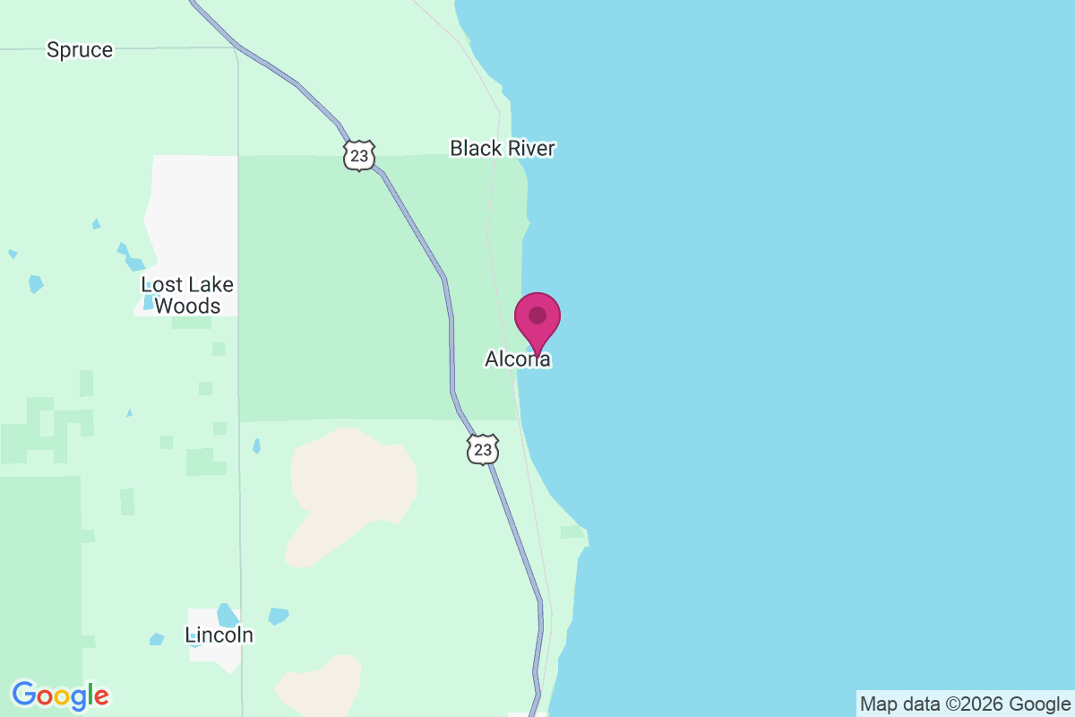 Alcona map