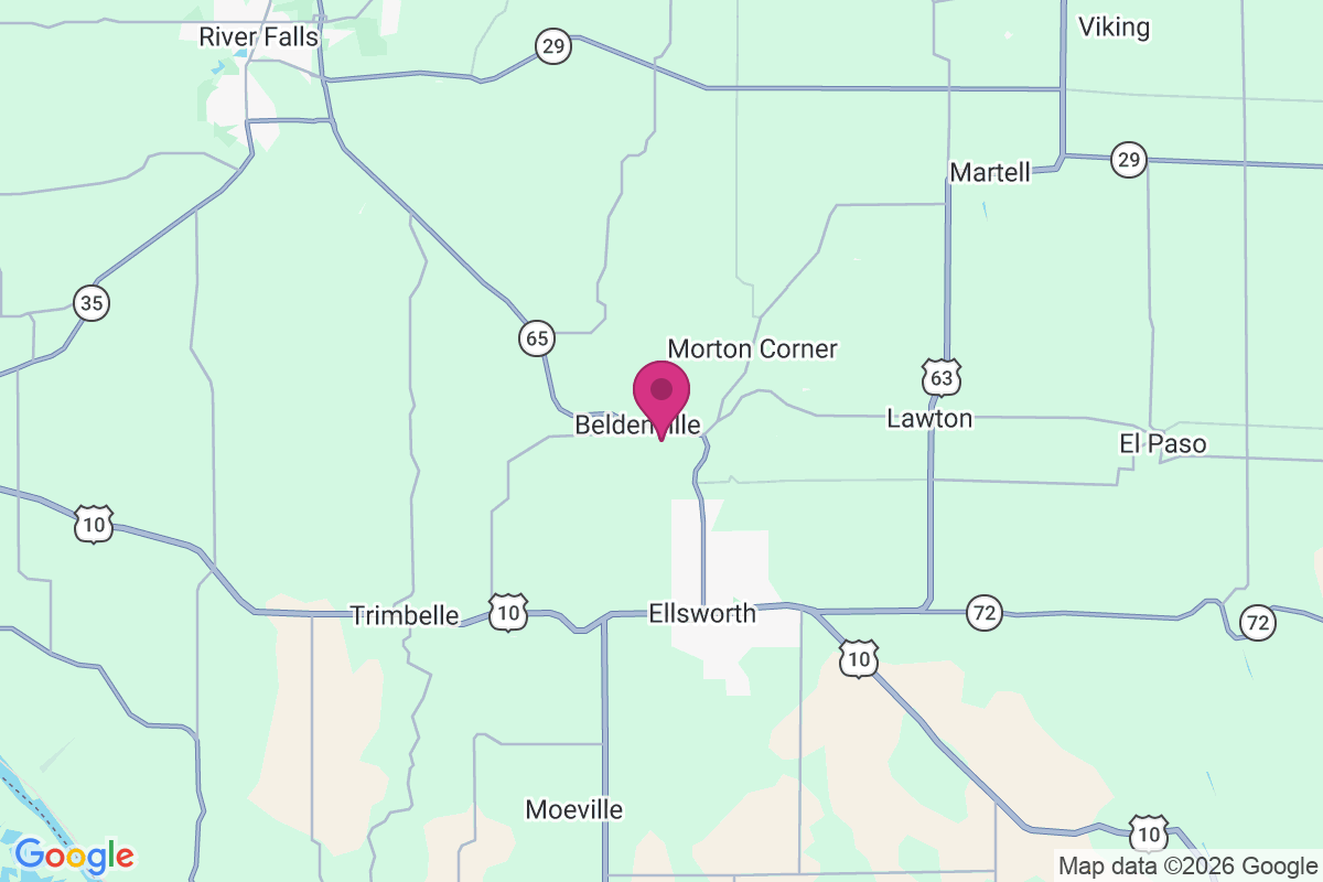 Beldenville map