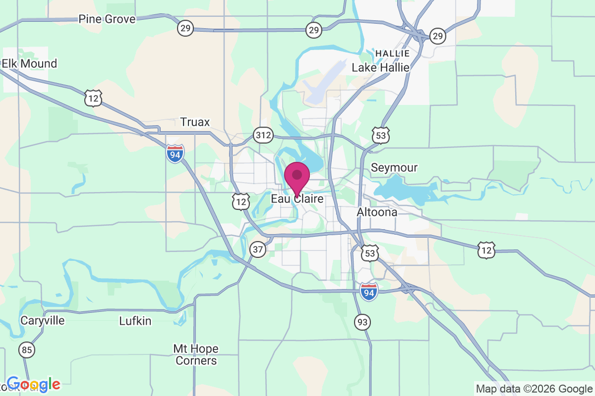 Eau Claire map