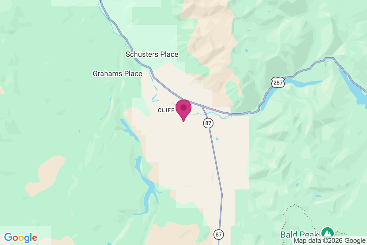 Cliff Lake map