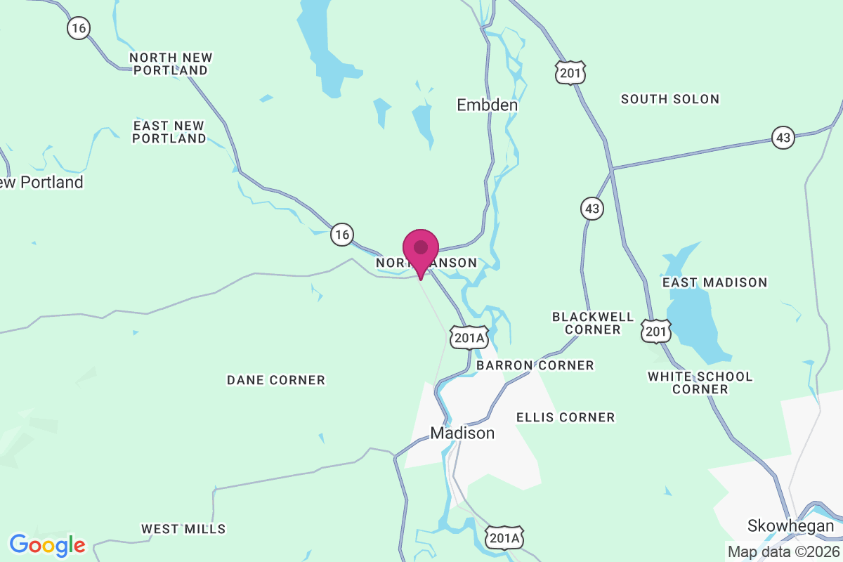North Anson map