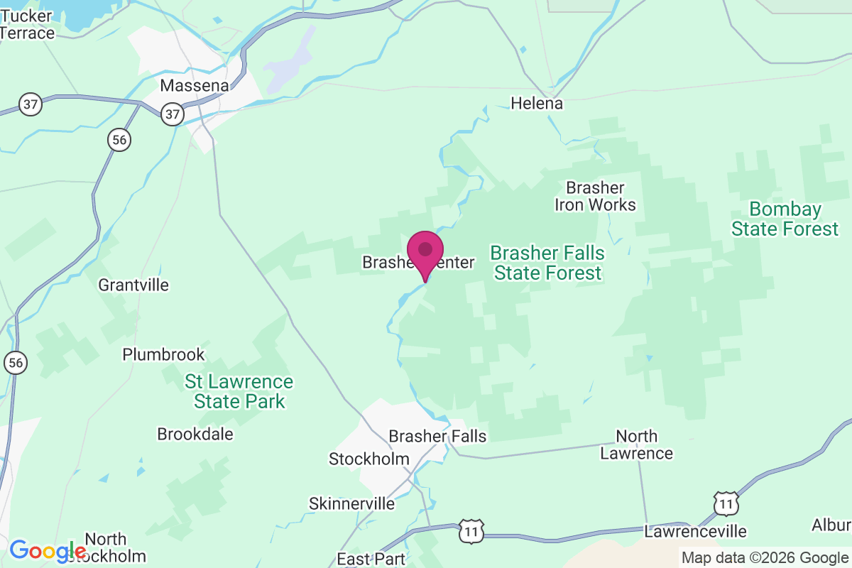 Brasher Center map