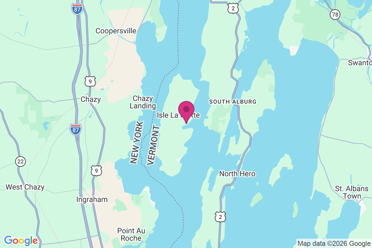 Isle la Motte map