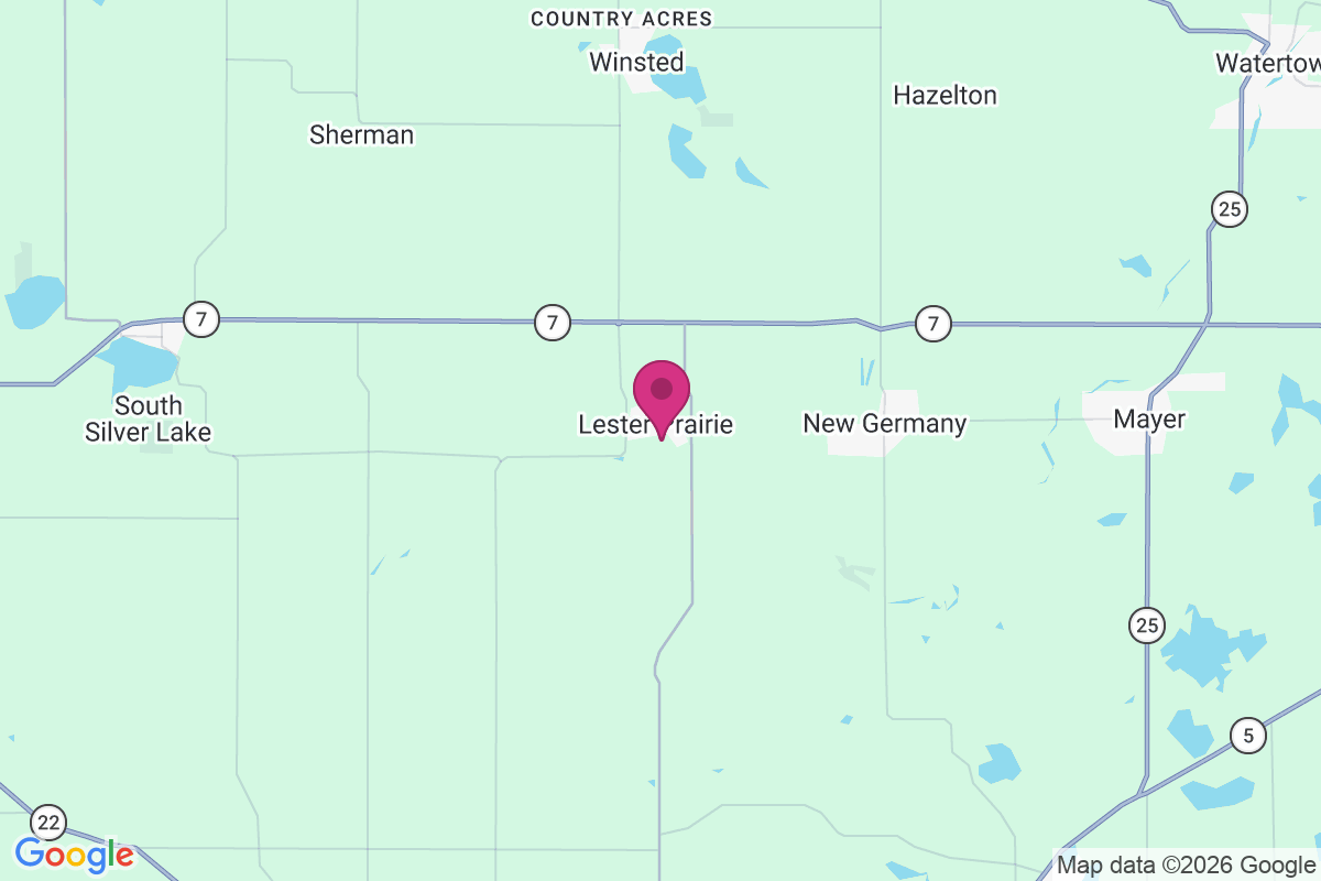 Lester Prairie map