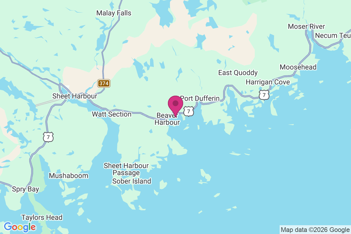 Beaver Harbour map
