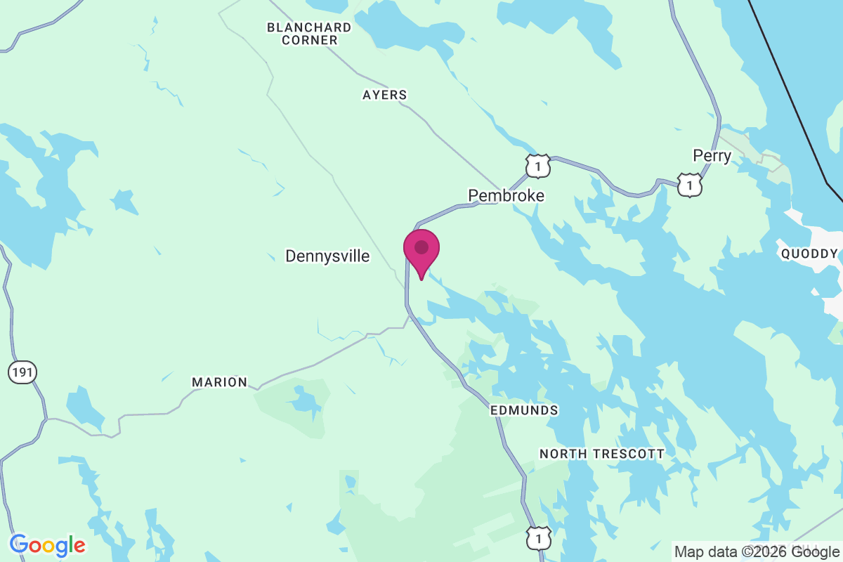 Lower Dennysville map