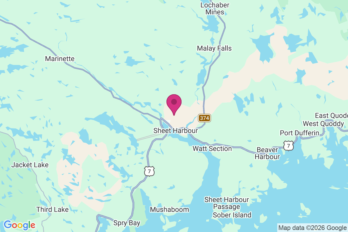 Sheet Harbour map