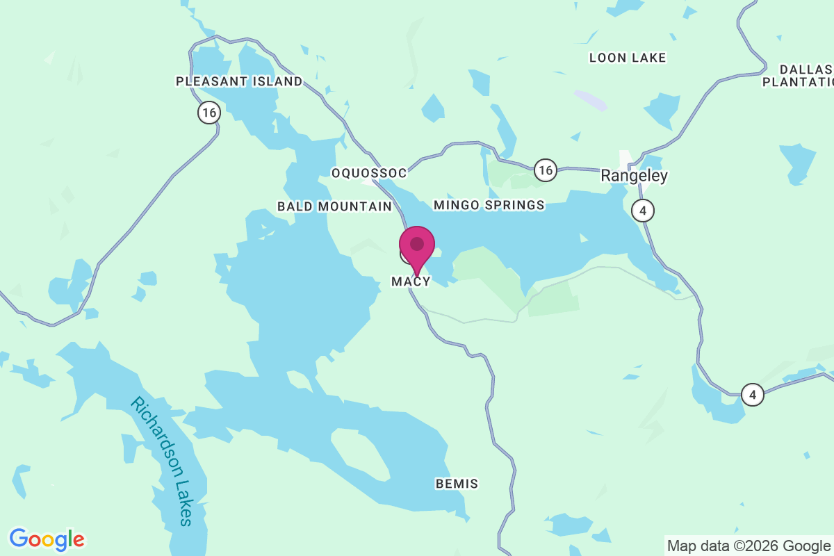 South Rangeley map