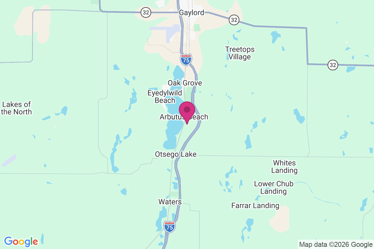 Arbutus Beach map