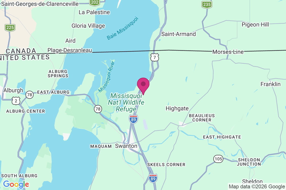 Highgate Springs map