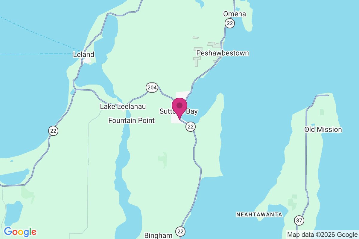 Suttons Bay map