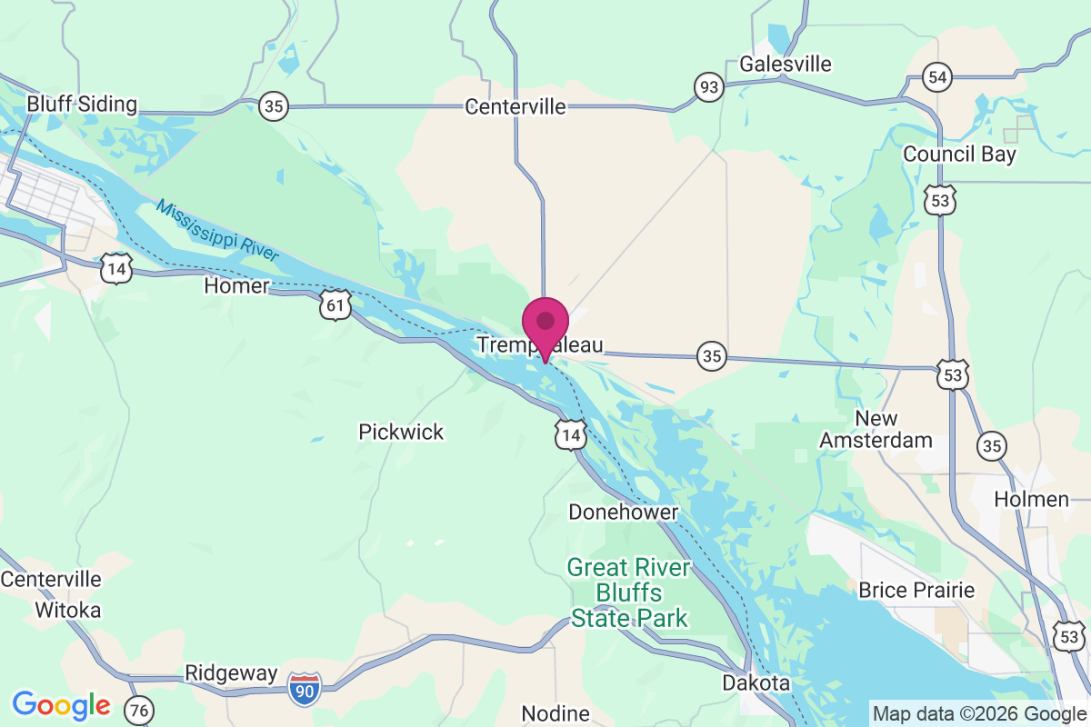 Trempealeau map
