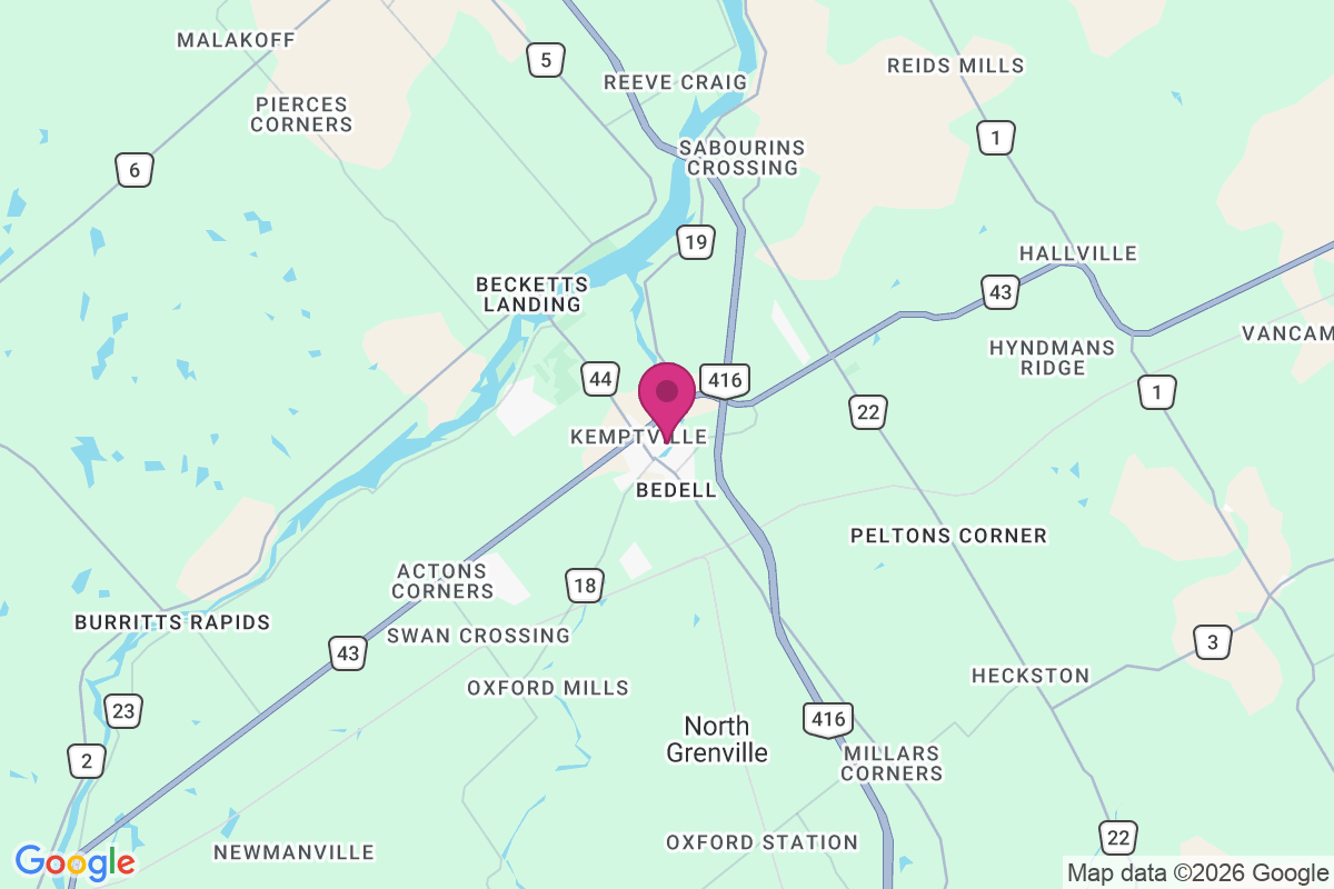 North Gower map