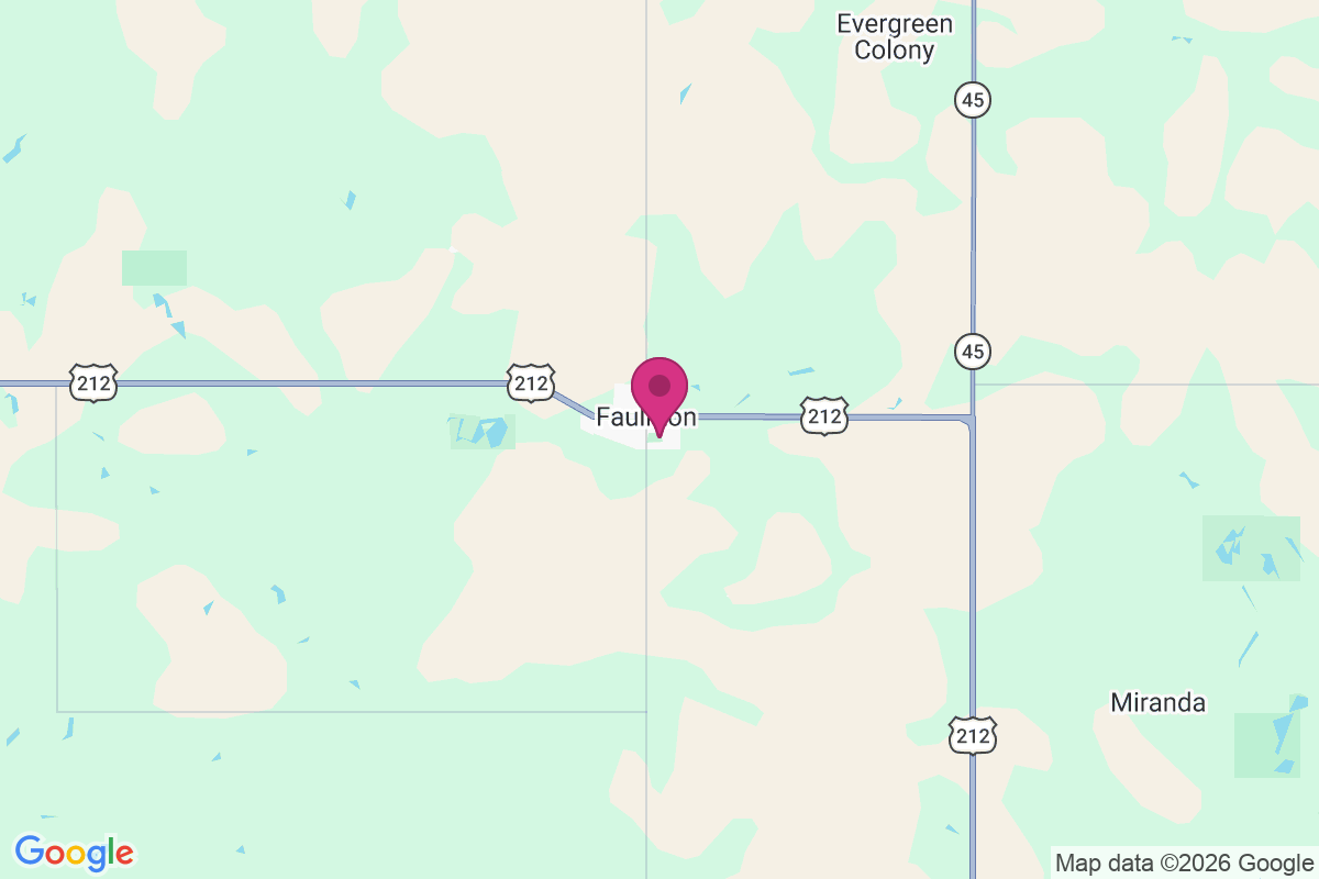 Faulkton map