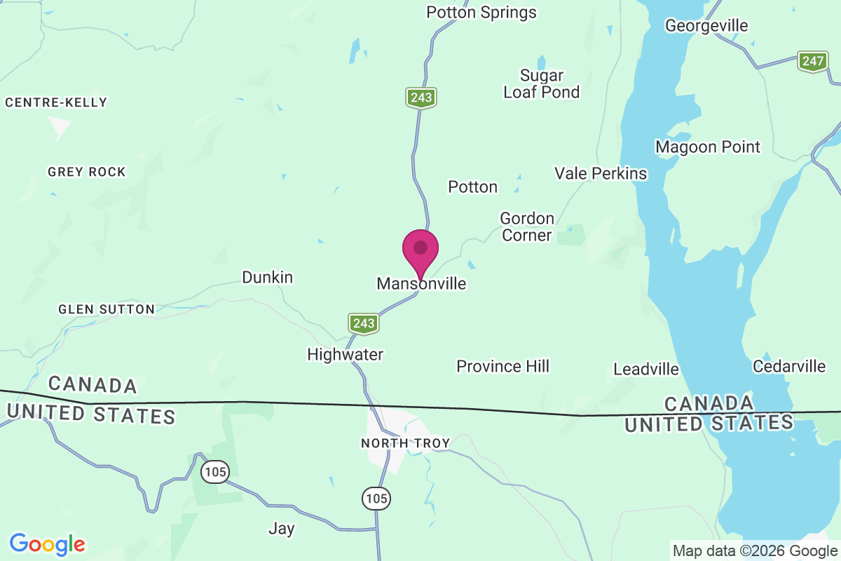 Mansonville map