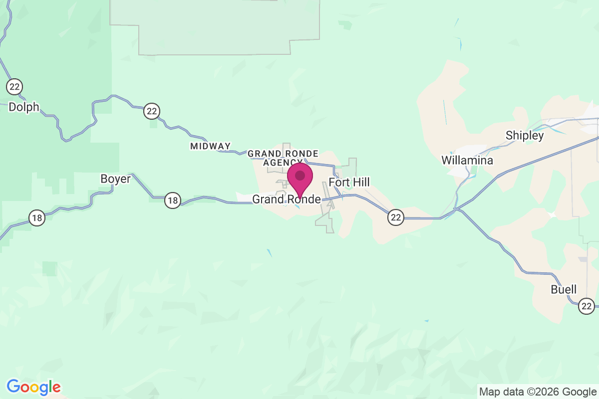 Grand Ronde map