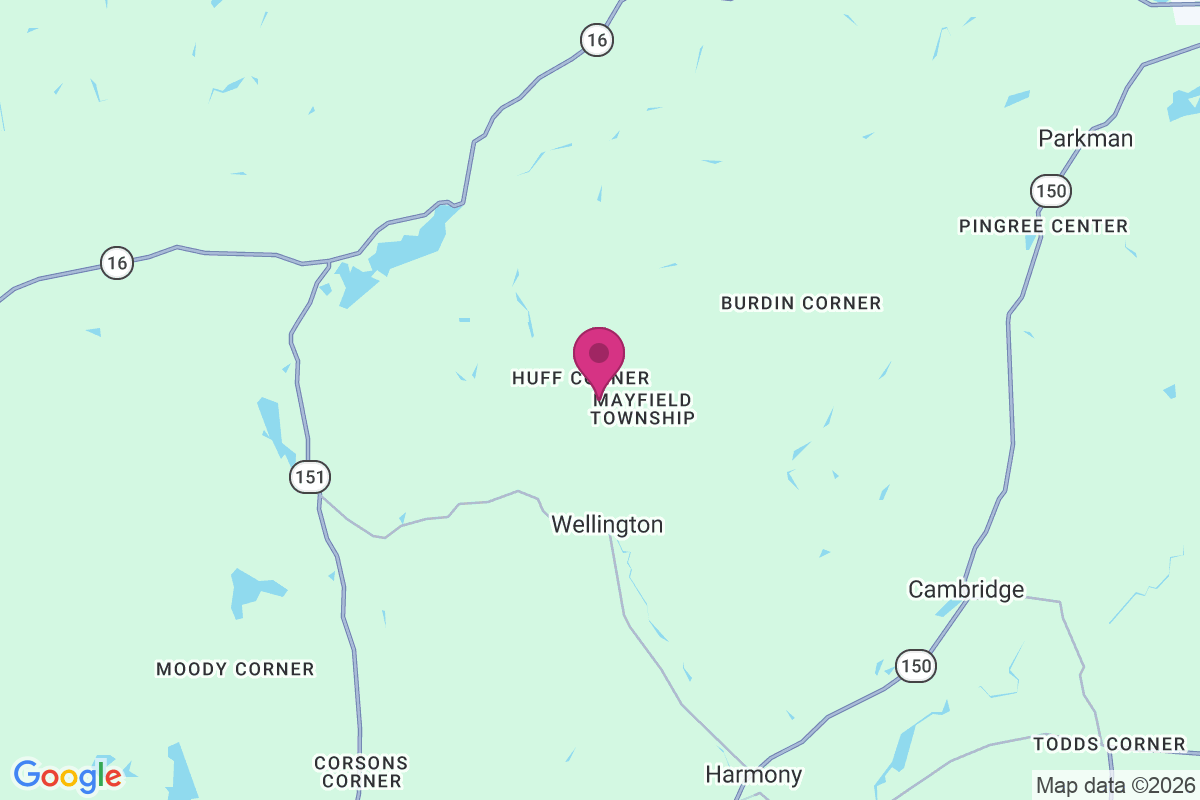 Huff Corner map