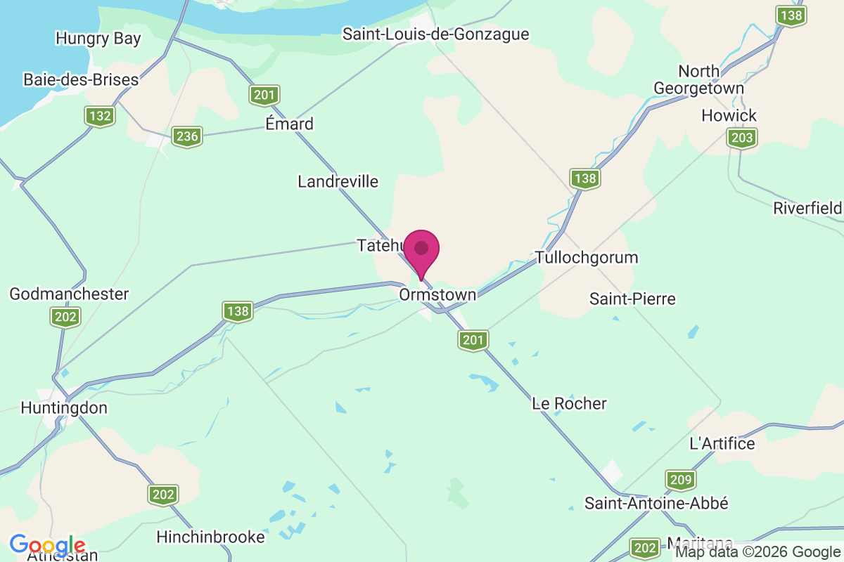 Ormstown map