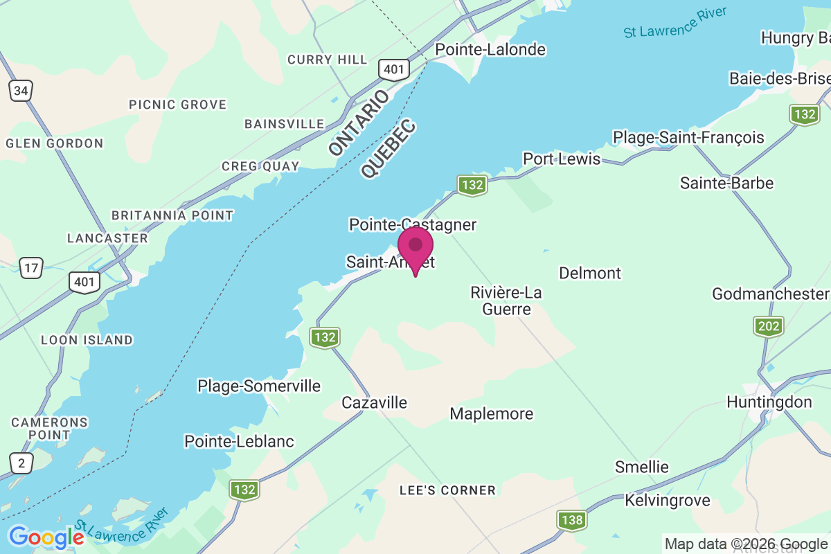 Saint-Anicet map