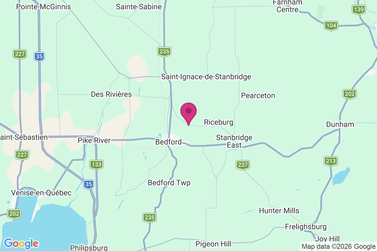Canton Bedford map