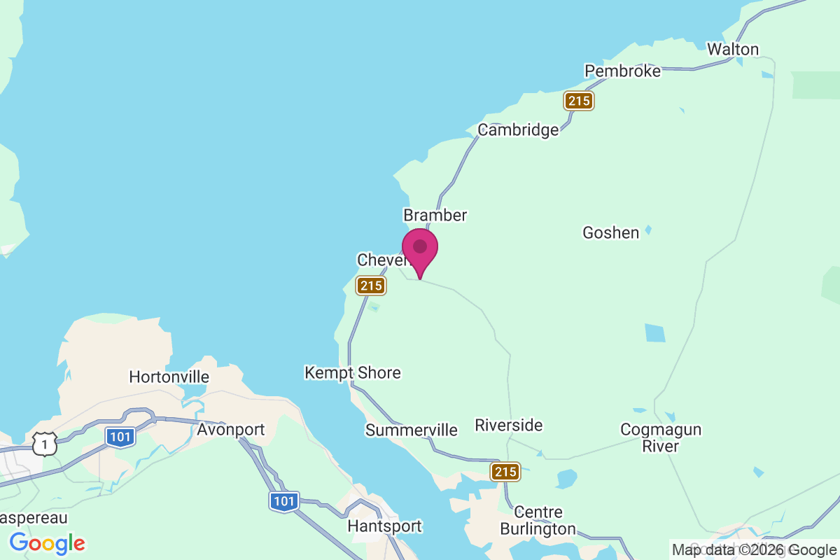 Cheverie map