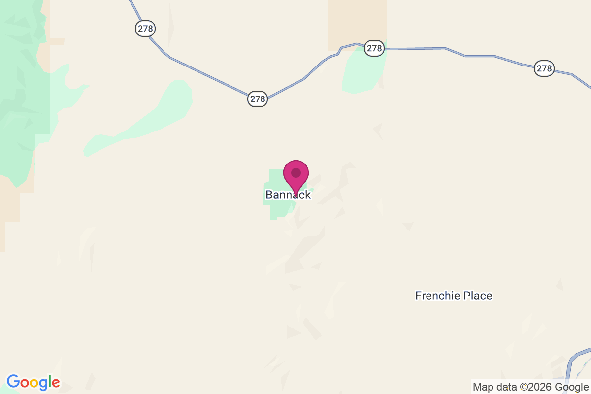 Bannack map