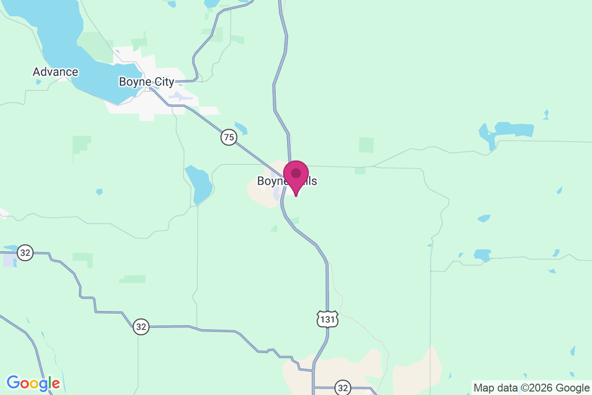 Boyne Falls map
