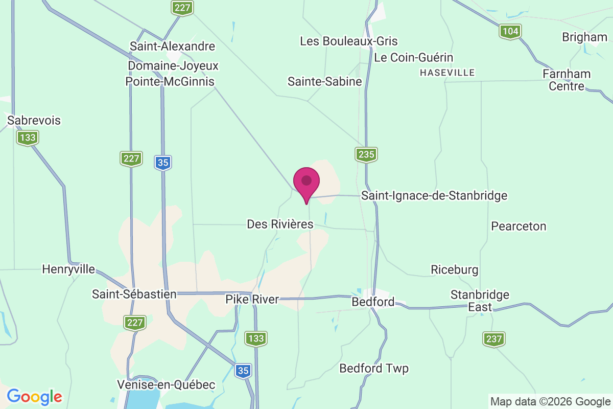 Notre-Dame-de-Stanbridge map