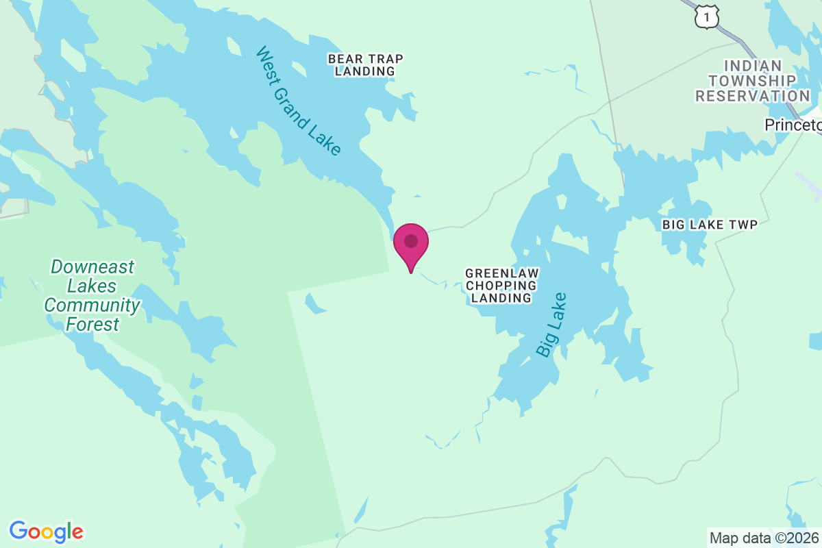 Grand Lake Stream map