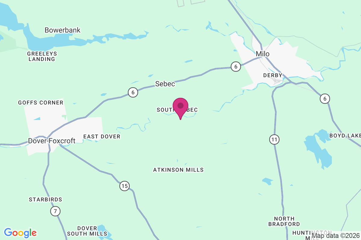South Sebec map