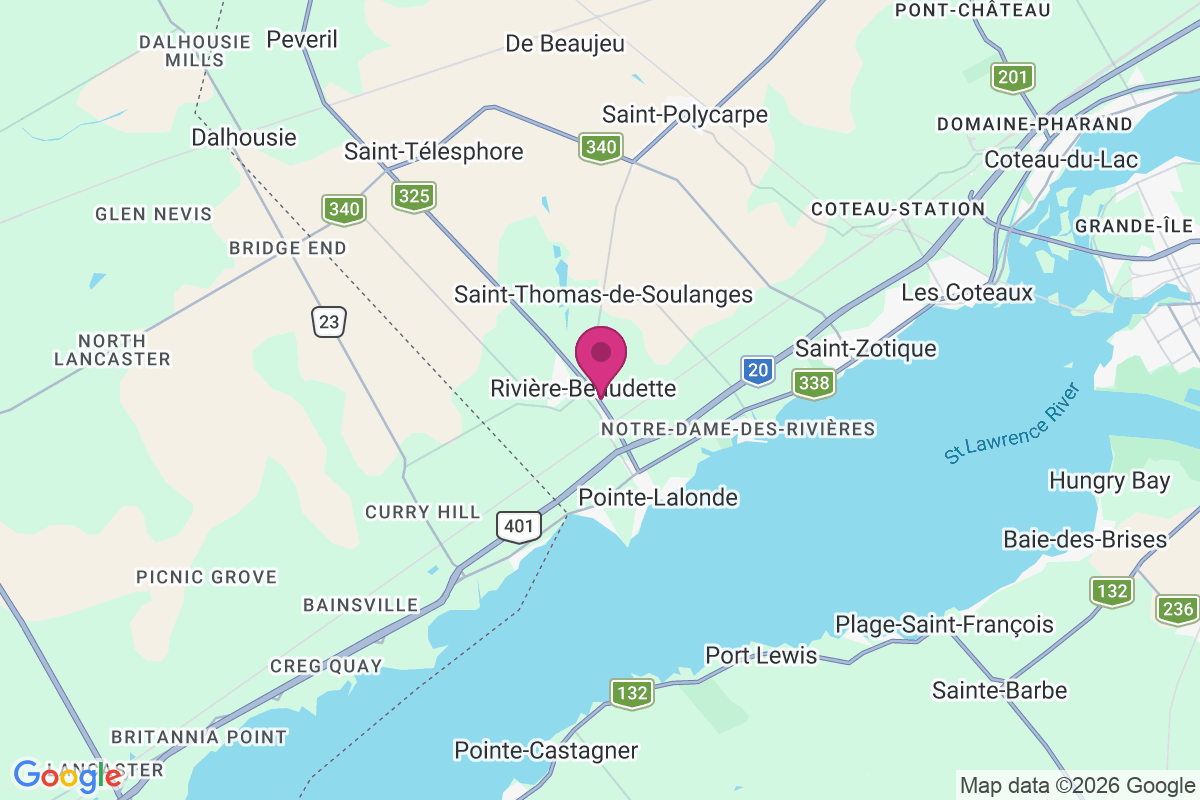 Riviere-Beaudette map