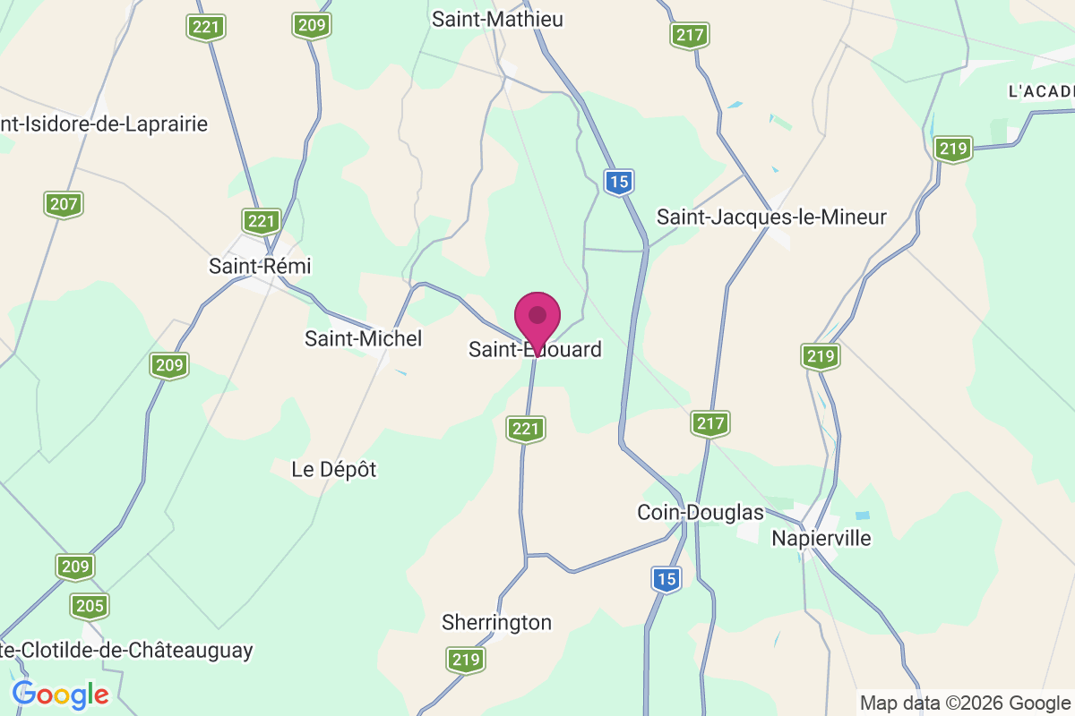 Saint-Edouard-de-Napierville map