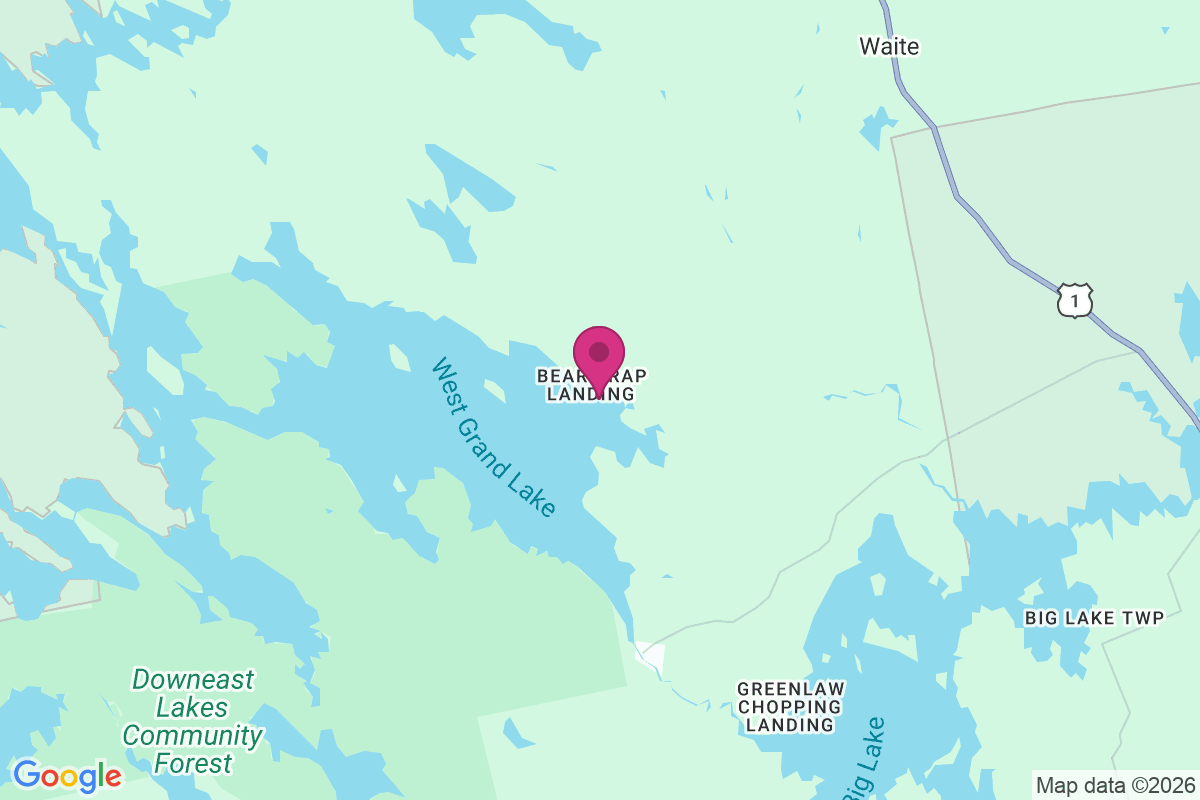 Bear Trap Landing map