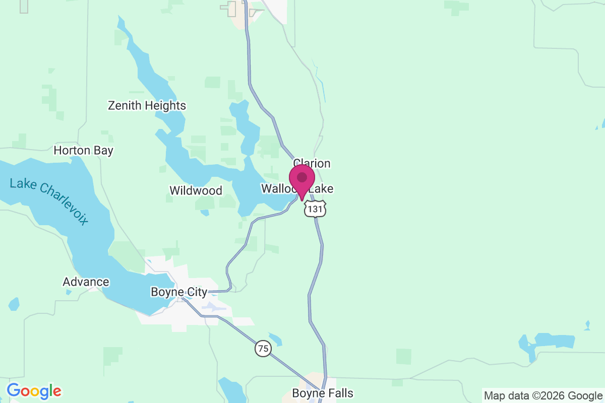 Walloon Lake map