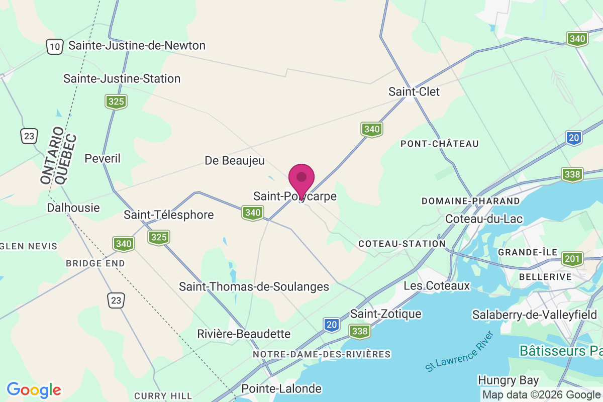 Saint-Polycarpe map
