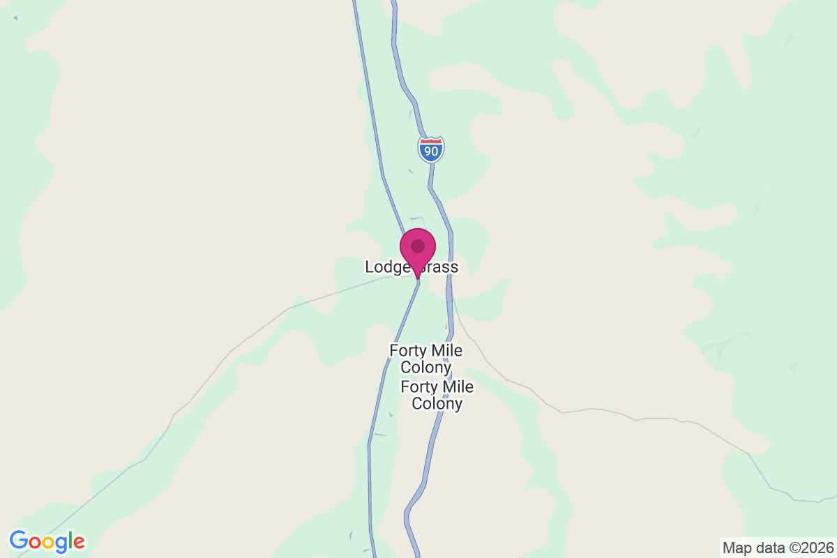 Lodge Grass map