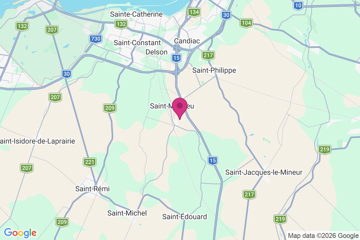 Saint-Mathieu map