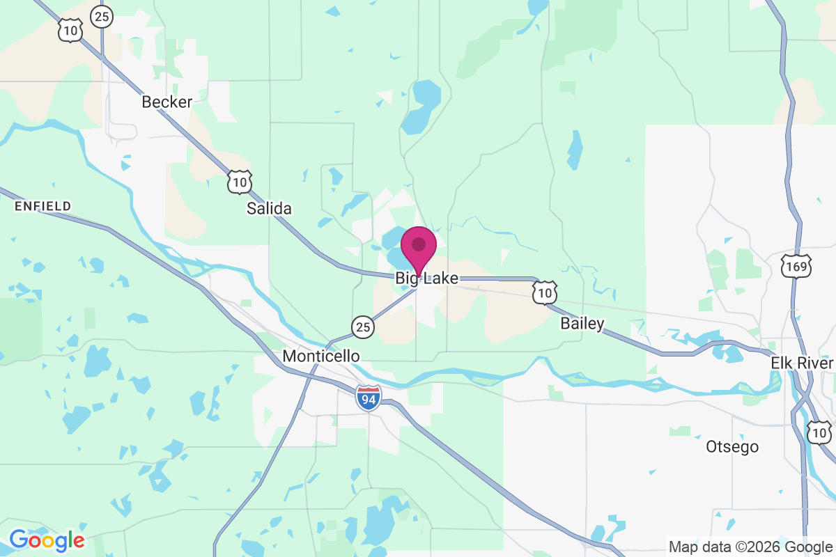 Big Lake map