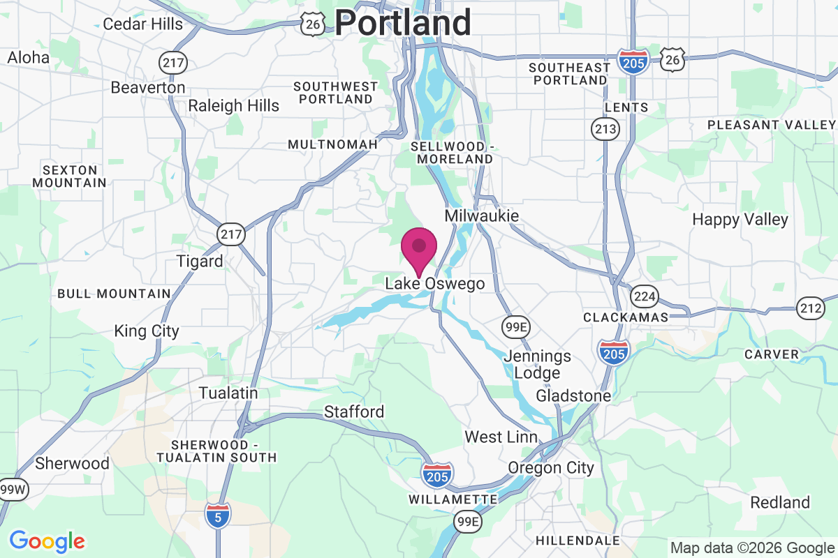 Lake Oswego map