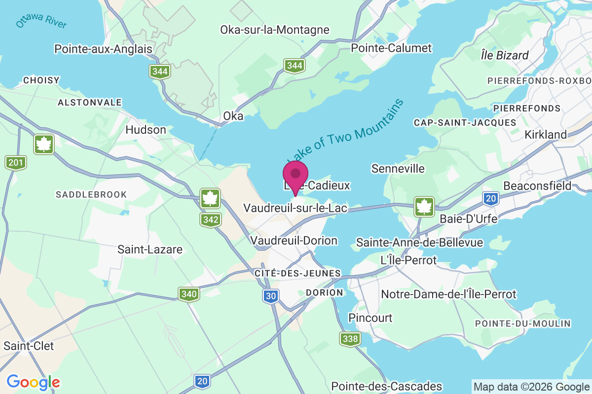 Vaudreuil-sur-le-Lac map